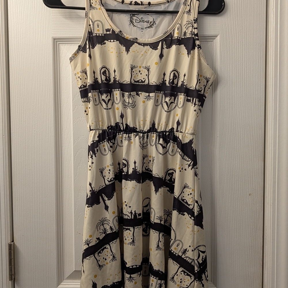 Disney Tangled Patterned Mini Dress Size M